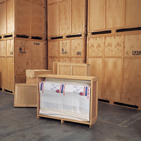 Piano Boxed for Moving